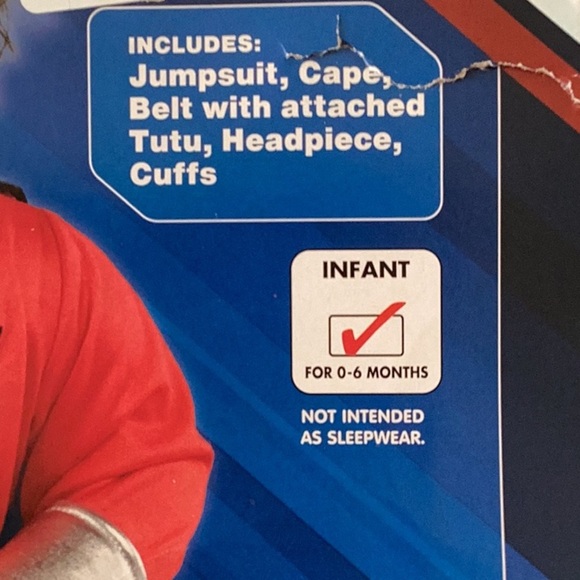 Wonder Woman infant costume sz 0-6 months - Picture 4 of 4